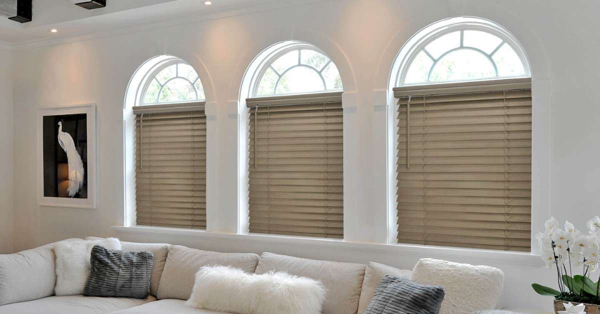 blinds for arched window
