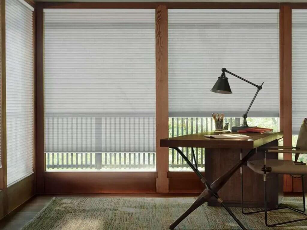 Industry-leading for energy efficiency, Duette shades help keep your home comfortable year-round by insulating your windows.