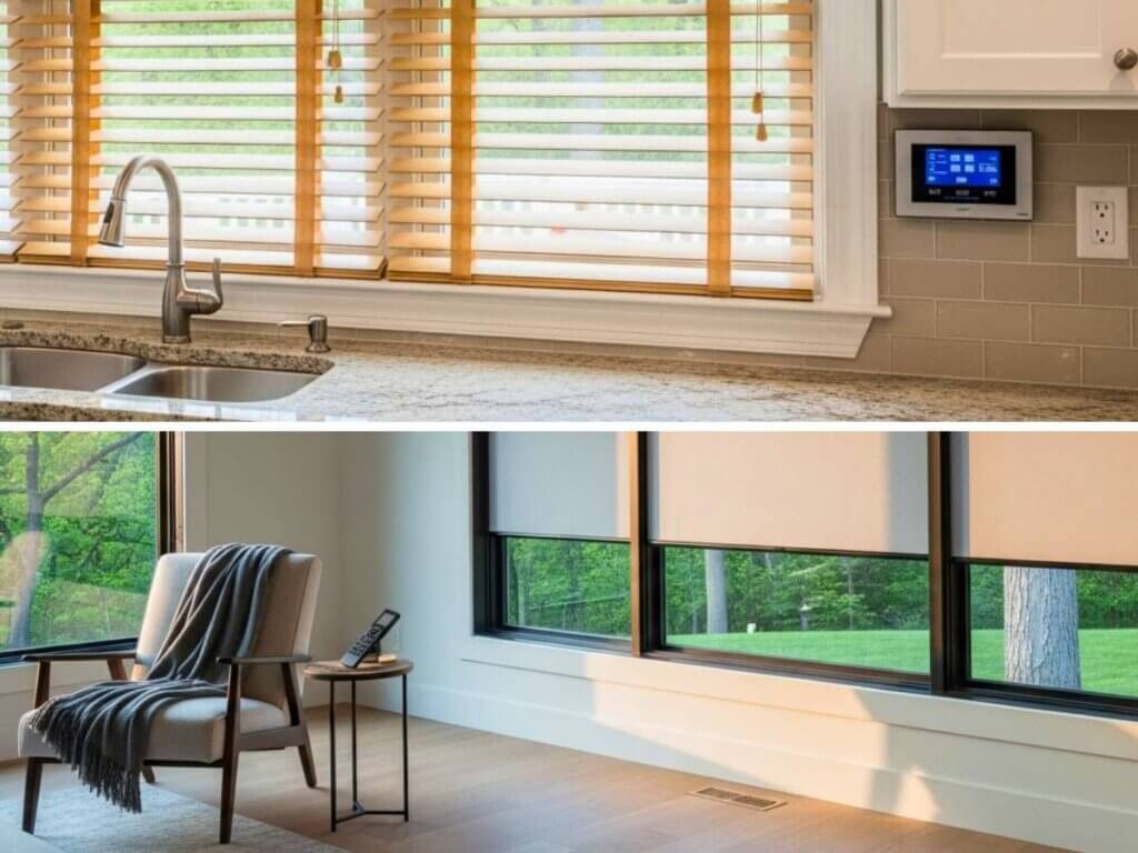 The core difference between motorization vs. automation lies in their functionality. Motorized systems offer basic control for opening and closing your window treatments, while automated systems provide a higher level of convenience with scheduling, smart integration, and real-time adjustments based on environmental conditions.